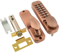 Кодовый замок НОРА-М 231 с фикс. ст.медь 7331