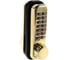 Кодовый замок НОРА-М 101 с фикс. золото 7312 1