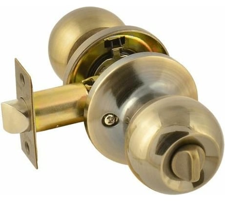 Межкомнатная защелка НОРА-М ЕСО стар. бронза ЗШ-03-Э фикс. 13747