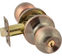 Межкомнатная защелка НОРА-М ЕСО стар. медь ЗШ-01-Э ключ/фикс. 13740