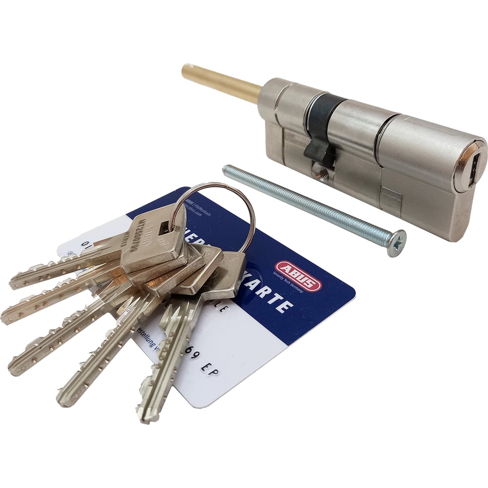 Цилиндровый механизм ABUS magtec 2500 100(70x30) ключ/шток me ni (5 key ...