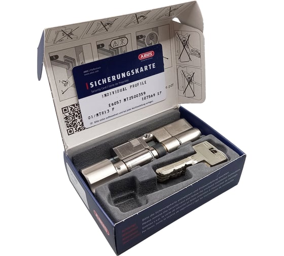 Цилиндровый механизм ABUS magtec 2500 100(60x40в) ключ/вертушка me ni (5 key) 11008995