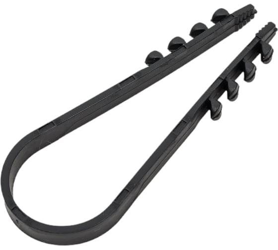 Дюбель-хомут OXION 19-25 мм черный (100 шт./упак) OX-AD19-25BK