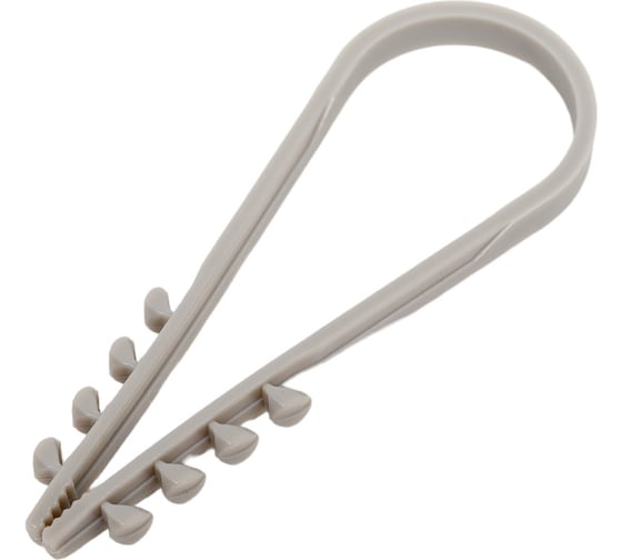 Дюбель-хомут OXION 19-25 мм серый (100 шт./упак) OX-AD19-25GR