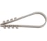 Дюбель-хомут OXION 19-25 мм серый (100 шт./упак) OX-AD19-25GR 1