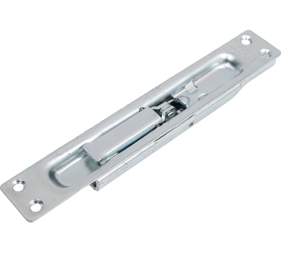 Шпингалет торцевой Doorlock dl fbm/1s zn оцинкованный, длина хода 18мм, планка 24,5x160мм, резьба м8 74240