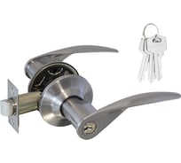 Межкомнатная защелка НОРА-М NEW мат. никель ТТ12-01 ключ/фикс. 15811