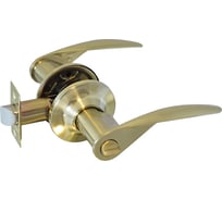 Межкомнатная защелка НОРА-М матовое золото ТТ12-03 с фиксатором 15816