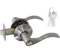 Межкомнатная защелка НОРА-М NEW мат. никель НН-01 ключ/фикс. 15737