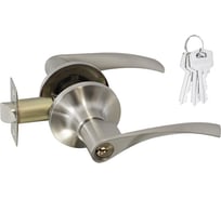 Межкомнатная защелка НОРА-М NEW мат. никель ЗВ2-01 ключ/фикс. 15643