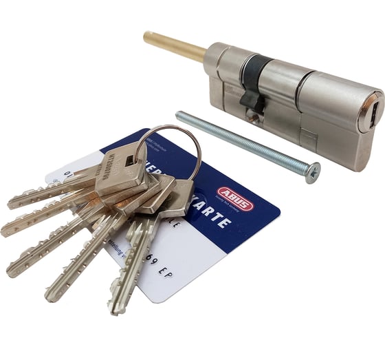 Цилиндровый механизм ABUS magtec 2500 85(55x30) ключ/шток me ni (5 key) 11009183 1