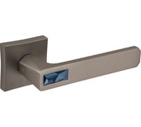 Дверная ручка ORO&ORO ник. супермат. / син. мет. КВ IN933-13 MSN/MET BL