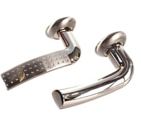 Дверная ручка TIXX Марко, ник.мат./ник.бл. INDH 200-08 SN/NP