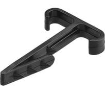 Дюбель-хомут для плоского кабеля TDM ELECTRIC Т-образный, 2-12 мм, черный, 100 шт. SQ0539-0041