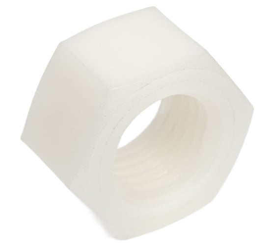 Шестигранная гайка DINFIX М 20 полиамидная, пластиковая, DIN 555, 1 шт. 00-0004015