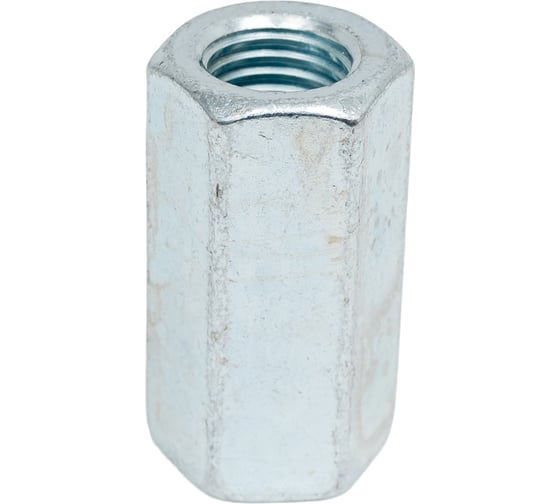 Гайка ЦКИ DIN6334 удлиненная, М16x48, 10, Ц, SW 24, 2 шт. 41473