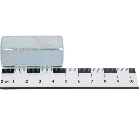 Гайка ЦКИ DIN6334 удлиненная, М16x48, 10, Ц, SW 24, 2 шт. 41473