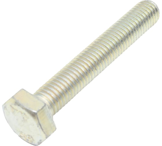 Болт ЦКИ DIN 933, М10x65 мм, 5.8, цинк, SW 17, 100 шт. 26462