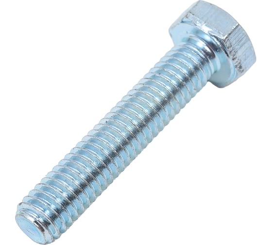 Болт ЦКИ DIN 933, М6x30 мм, 5.8, цинк, SW 10, 200 шт. 80771 1