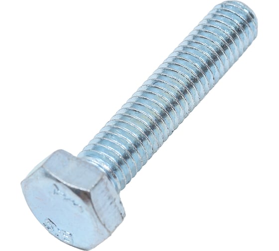 Болт ЦКИ DIN 933, М6x30 мм, 5.8, цинк, SW 10, 200 шт. 80771