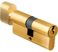 Цилиндровый механизм SCHLOSS 84004 латунный, завертка-ключ, золото, 60 мм, 30/30, 10/50 тов-211909