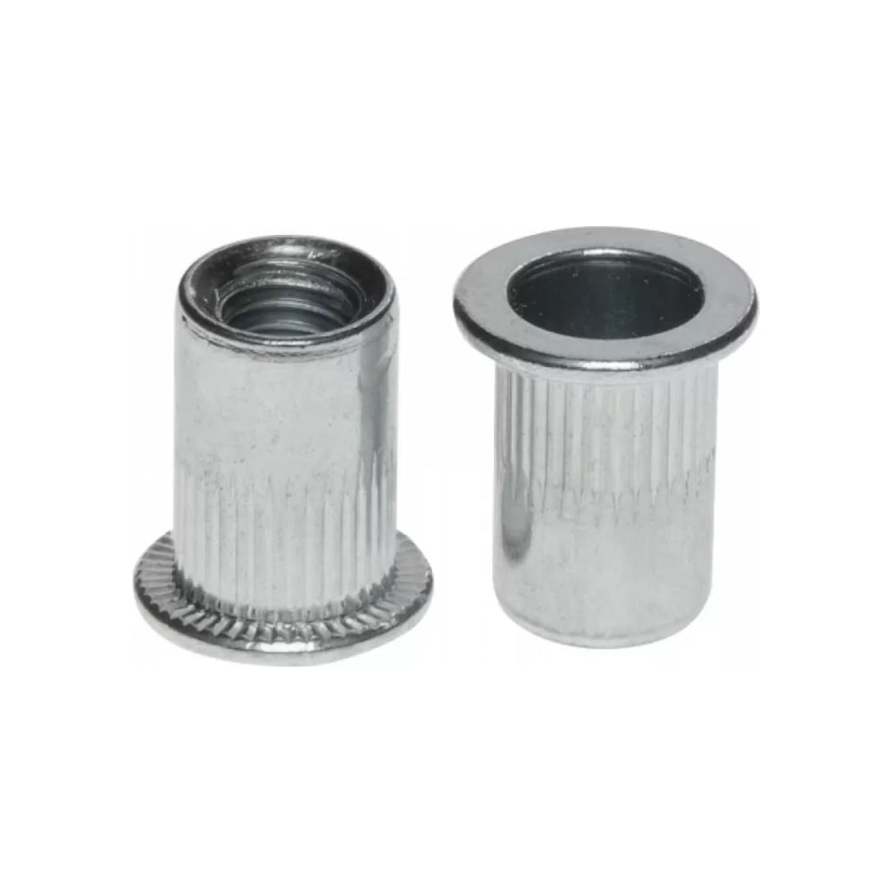 Гайка заклепка Мир крепежа стандартный борт, М6, 0,5-3 с насечкой, А2 ...