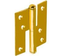 Дверная петля Rusconnect ZM 80 80x65x2,0 мм лев. 10 шт 8061