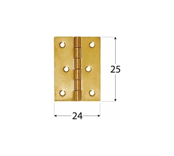 Дверная петля Rusconnect DMX 25х24 mm, 1 шт. 80111
