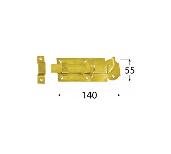Запорная прямая задвижка Rusconnect DMX 140x55 mm 10 шт 8534