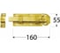 Задвижка Rusconnect DMX 160x55 mm 10 шт 8505 2