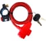 Тросовый замок Trodos 83204 велосипедный, 8x1000, 2 ключа, красный 210076 2