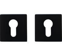 Накладка на цилиндр Trodos aye11, квадрат 03, черный матовый 204912