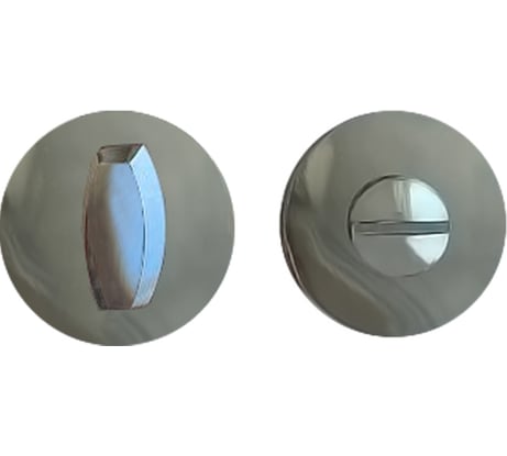 Поворотная ручка Trodos 708bk, круг 03, хром 204583