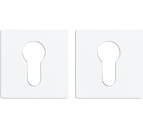 Накладка на цилиндр Trodos aye11, квадрат 03, белый матовый 204909