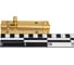 Шпингалет Trodos zy-711a без пружины, l110, золото, матовый 205082 4