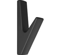 Мебельный крючок Trodos 1641 1-рожковый, сплав цам, черный матовый 302100