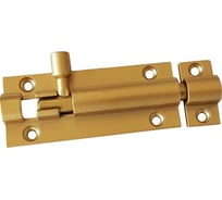 Шпингалет Trodos zy-711b без пружины, l90, золото, матовый 205078