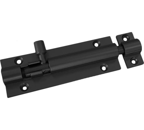 Шпингалет Trodos zy-711a без пружины, l110, черный матовый 205084