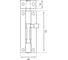 Шпингалет Trodos zy-711b без пружины, l90, хром 205077 2