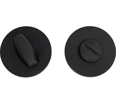 Завертка MORELLI MH-WC-R6 BL, сантехническая, на круглой розетке 6 мм, цвет черный 9014644