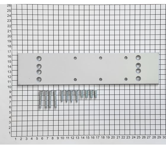 Монтажная плата для доводчика Doorlock dl300s серебристая 75529