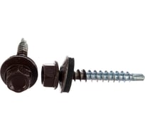 Саморез Невский Крепеж КР св. 4,8х35 RAL-8017 коричневый 250 шт. 802651