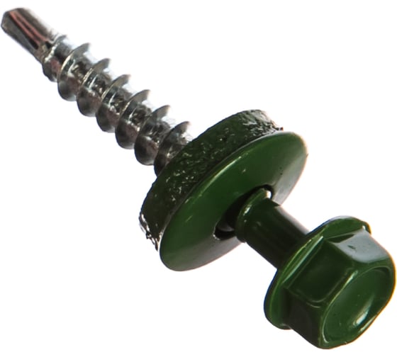 Саморез КР Невский Крепеж св. 4,8х35 RAL-6002 зелёный 250 шт. 802650