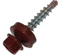 Кровельный саморез Метизный двор 4,8x29 RAL 3011 коричнево-красный 8 шт. 4690441028884 16032545