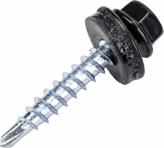 Кровельный саморез Daxmer 4,8х29 RAL 9005 сверло №1, 250 шт 00000306427