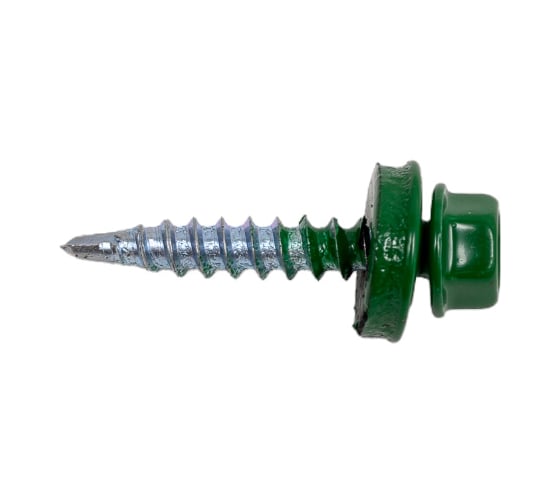 Кровельный саморез Daxmer 4,8х29 RAL 6002 сверло №1, 250 шт 00000305622 1