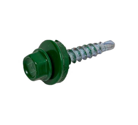 Кровельный саморез Daxmer 4,8х29 RAL 6002 сверло №1, 250 шт 00000305622
