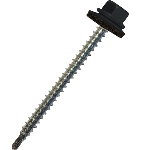 Кровельный саморез Daxmer 4,8х70 RAL 9005 сверло №1, 100 шт 00000313281