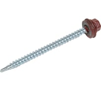 Кровельный саморез Daxmer 4,8х70 RAL 3009 сверло №1, 100 шт 00000304168 16024765