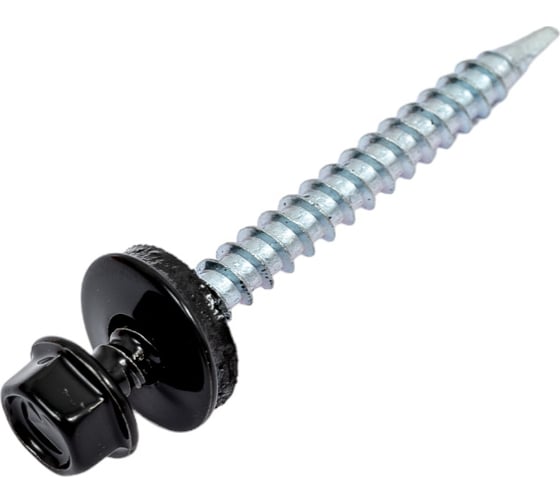 Кровельный саморез Daxmer 4,8х50 RAL 9005 сверло №1, 150 шт 00000316565